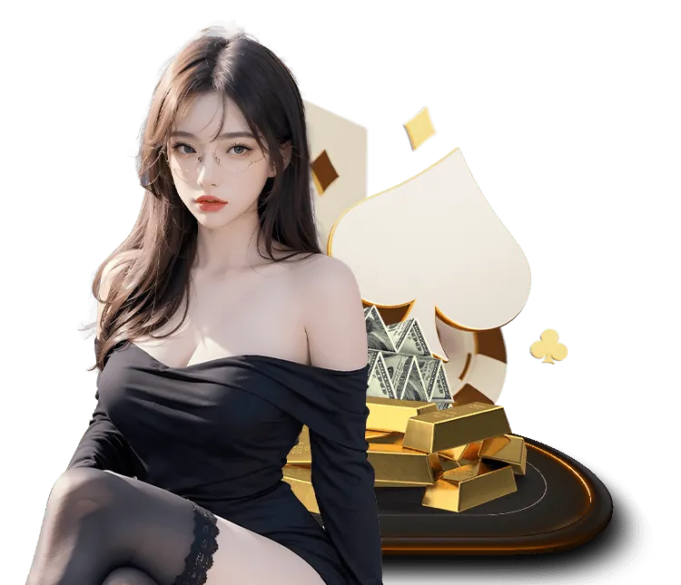 Bàn Baccarat với các lá bài và chip